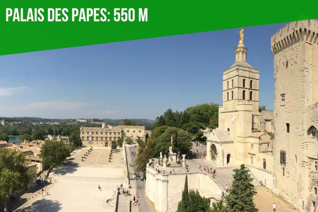 La Bulle - Parking Gratuit En Souterrain - 2 Mins Du Palais Des Papes - Clim Ac - Wifi Apartman Avignon Kültér fotó